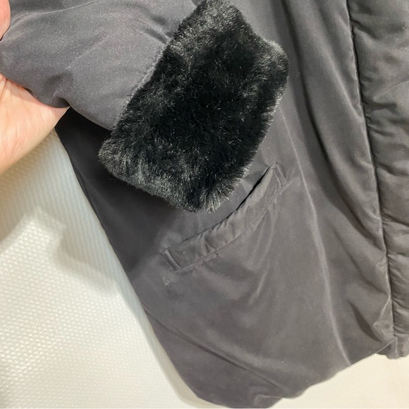 J. Percy For Marvin Richards Vintage  Women’s DOWN coat Fur trim Size L - Picture 7 of 14